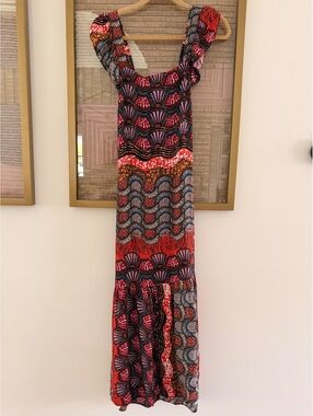 Corey Lynn Calter Sleeveless Patterned Maxi Dress Size M
